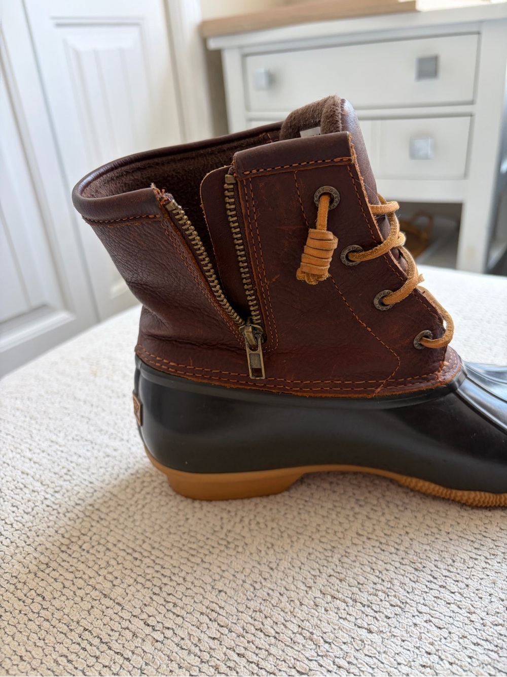 Sperry Saltwater Lace Up Duck Boot - Picture 7 of 8